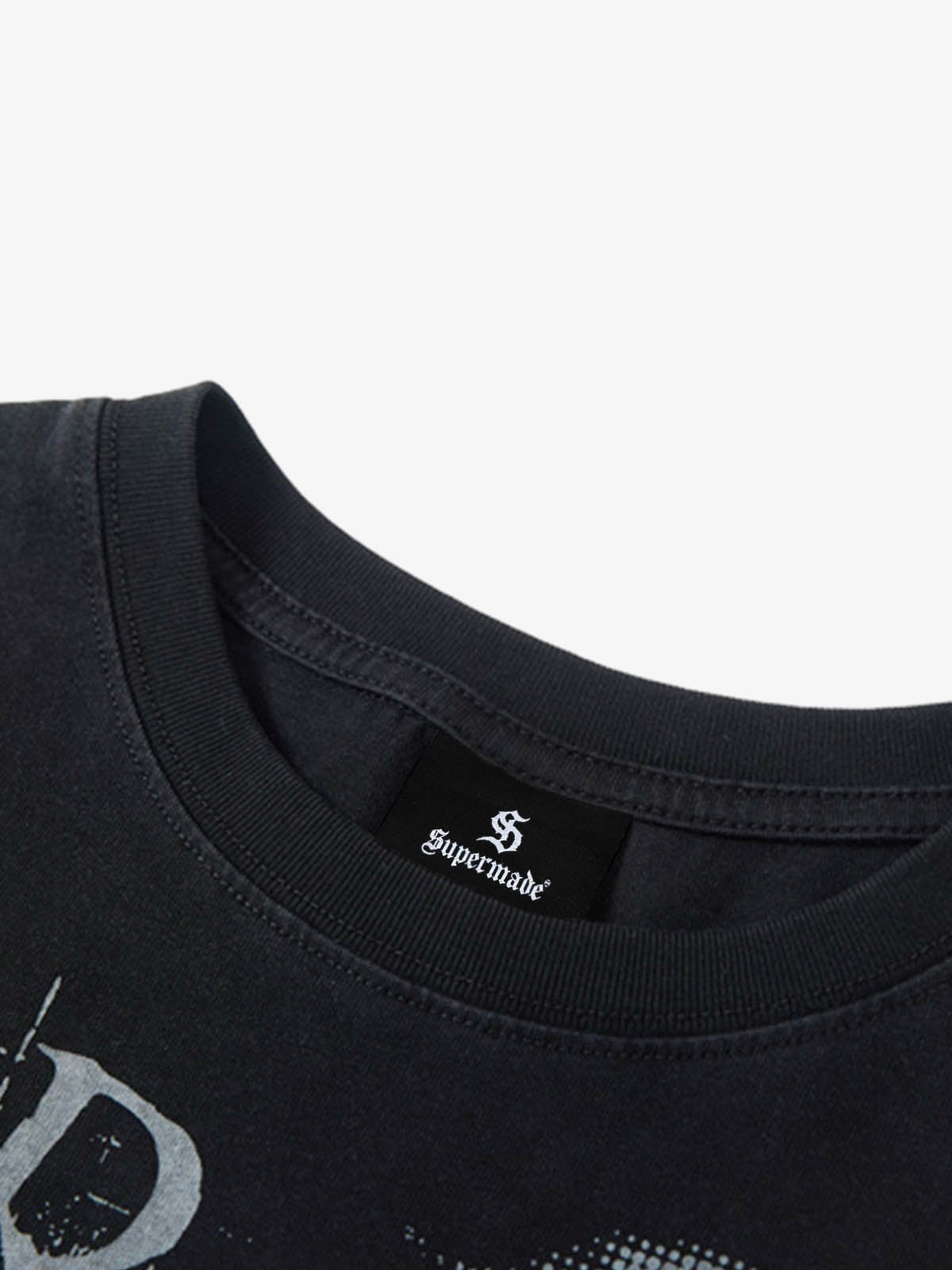 Cyber Portrait Graphic Oversized T-Shirt