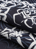 Japanese Wave Dragon Skeleton Camp Collar Boxy Shirt