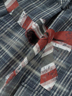 Plaid Cargo Wide-Leg Shorts