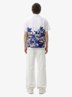 Vintage Seascape Camp Collar Boxy Shirt