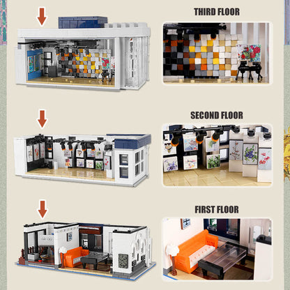 Mould King 16043 Art Gallery Showcase 3-Layer MOC Building Set | 3,536 PCS