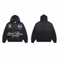 Vale Forever Vale Sport Polo & Crest Graphic Vintage Wash Full-Zip Hoodie black