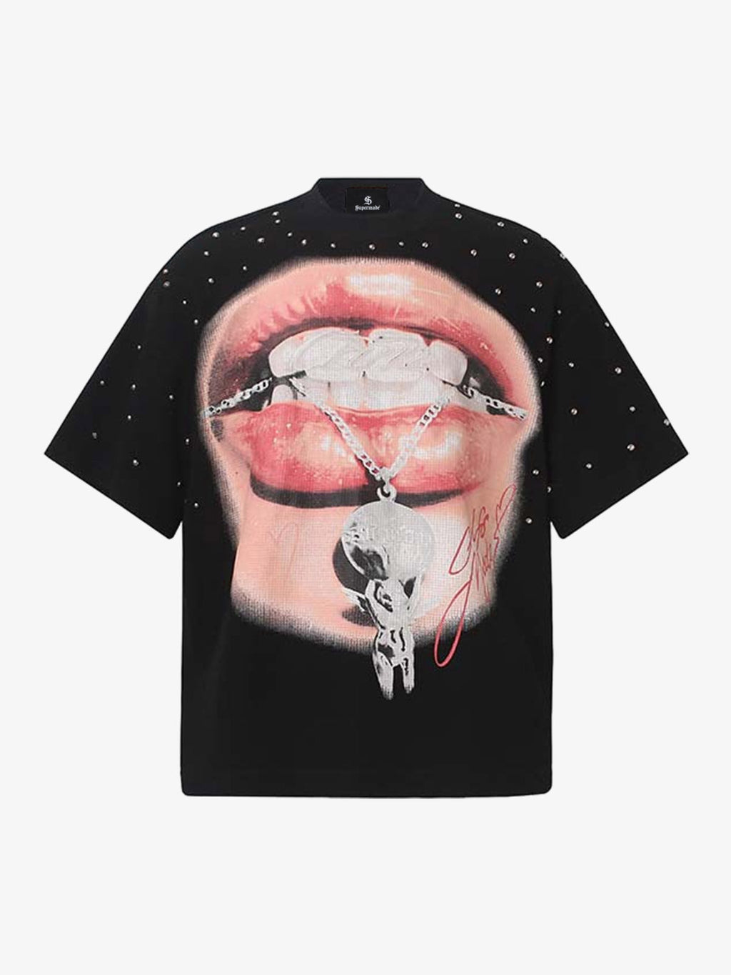 Street Mouth Graphic Print T-Shirt