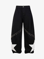 Star Patchwork Jeans