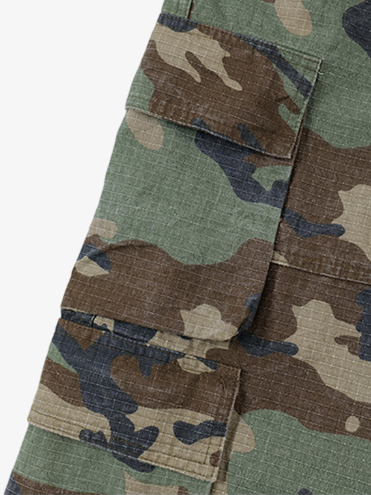 Ripstop Camouflage Cargo Shorts