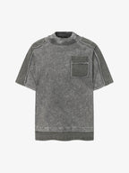 Exposed Seam Washed T Shirt