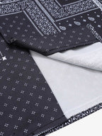 Vintage Bandana Patchwork Camp Collar Boxy Shirt