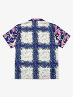French Tulip Tile Camp Collar Boxy Shirt