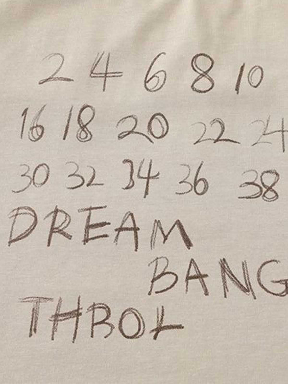 Hand-Drawn Numeric Jersey T-Shirt