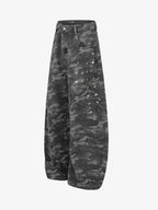 Camo Curved Jeans