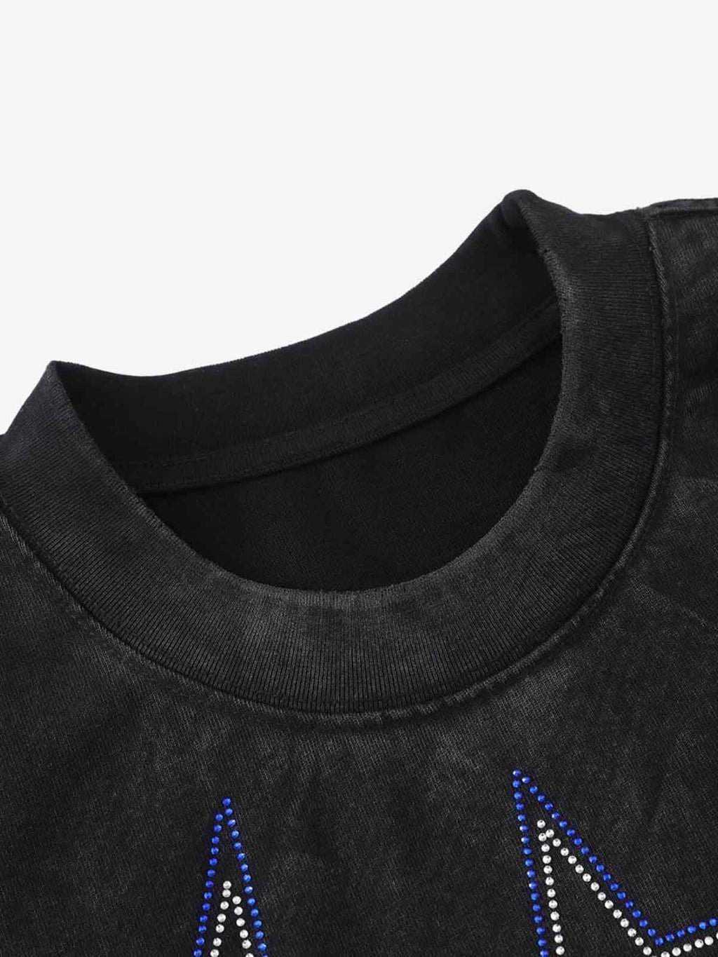 Rhinestone Star Graphic T Shirt