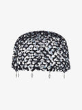 Musehaven Vintage Sequin Mesh Beaded Fringe Cap