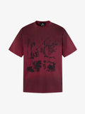 Grunge Faded Photo Print T Shirt