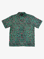 Classic Cheetah Print Camp Collar Boxy Shirt