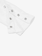 Supermade Industrial Text Print Long Sleeve Henley T-Shirt