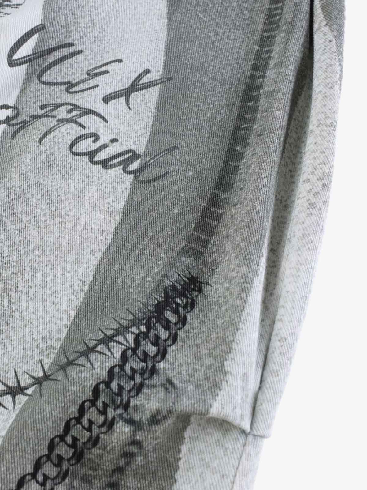 Vintage Illusion Graphic Ultra-Baggy Jeans
