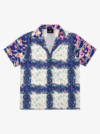 French Tulip Tile Camp Collar Boxy Shirt