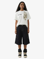 Vintage Contrast Stitch Cargo Shorts