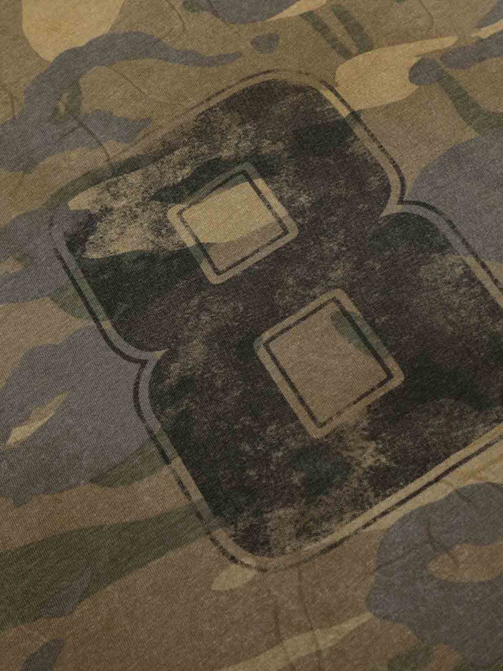 Camo Number 8 Graphic Long Sleeve T-Shirt - 2638
