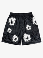 Abstract Letter Graphic Athletic Shorts