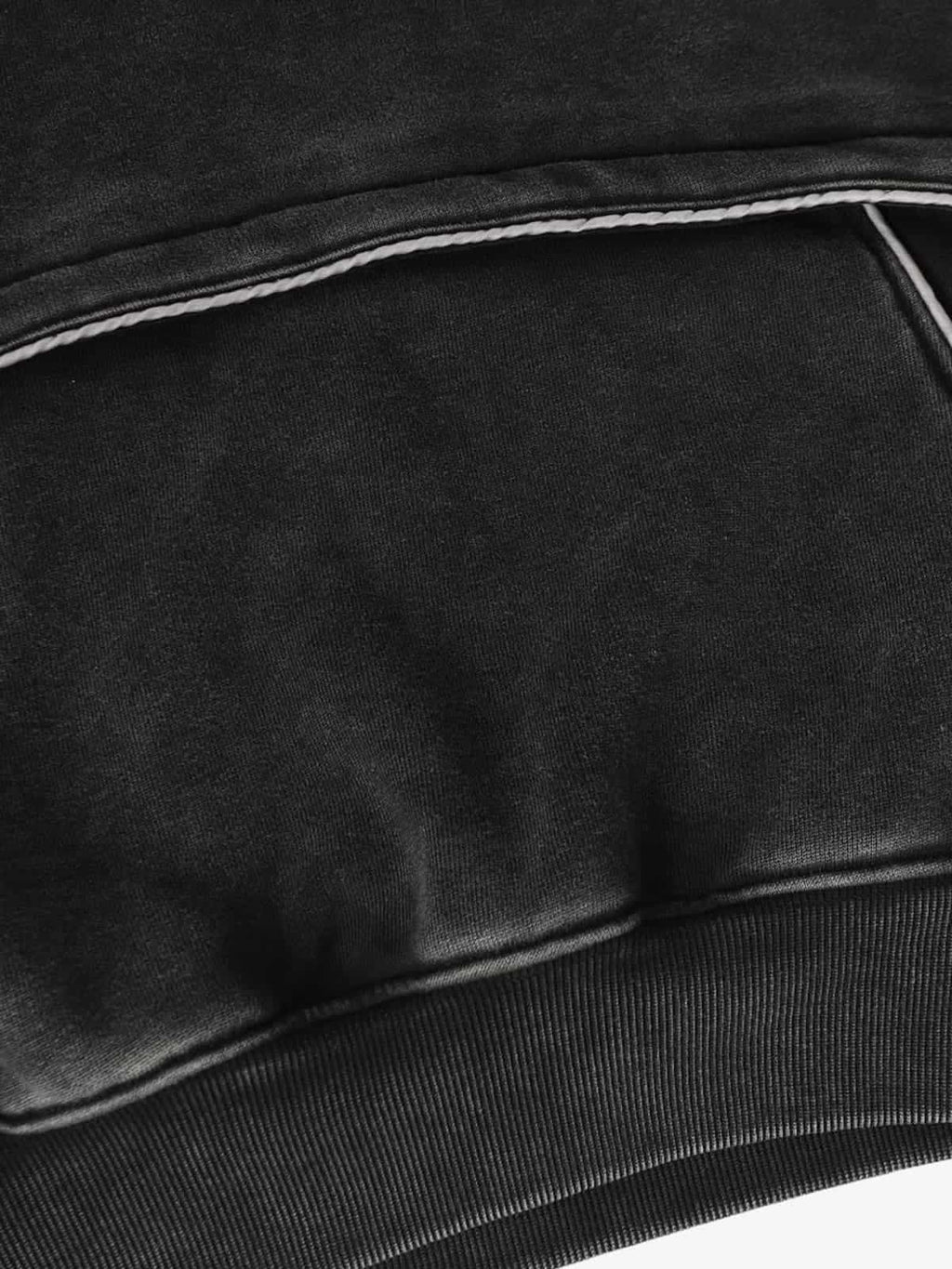 Retro Deconstructed Patchwork Washed Hoodie