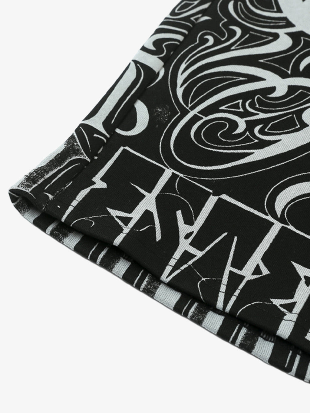 Black & White Graphic Lounge Shorts