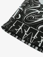 Black & White Graphic Lounge Shorts