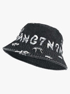 Graffiti Denim Bucket Hat