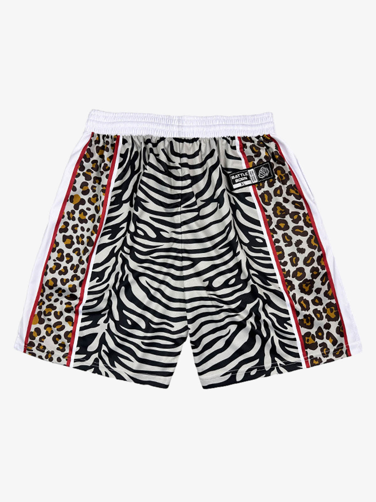 Mixed Animal Print Soccer Shorts