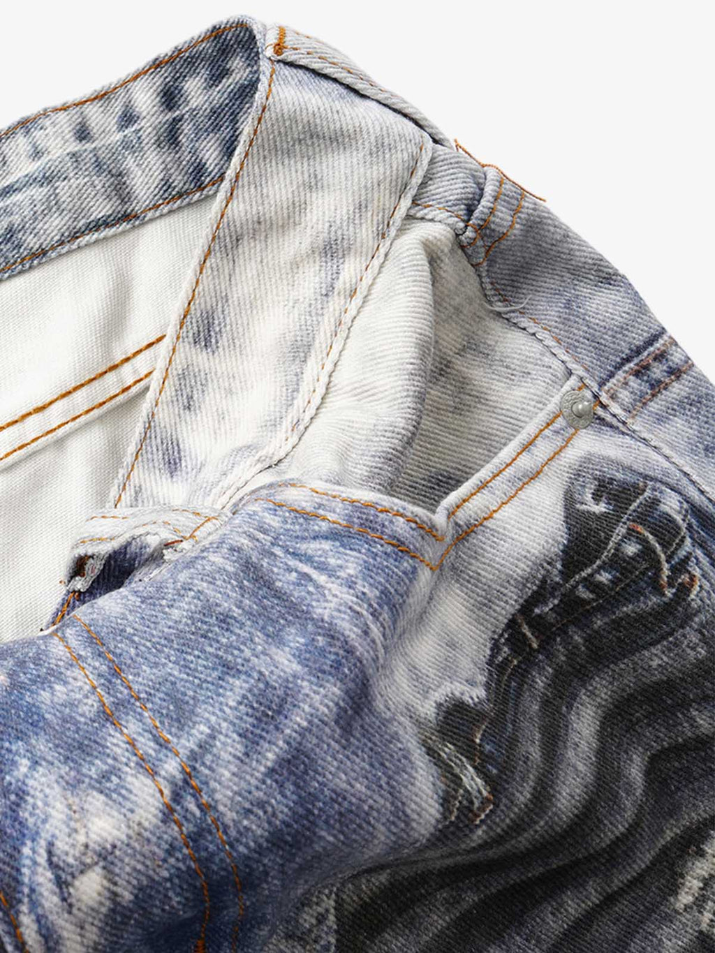 Punk-Style Baggy Wide-Leg Jeans