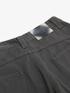 Vintage Distressed Multi Pocket Wide Leg Cargo Shorts