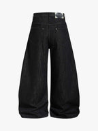 Vintage Eyelet Chain Baggy Jeans