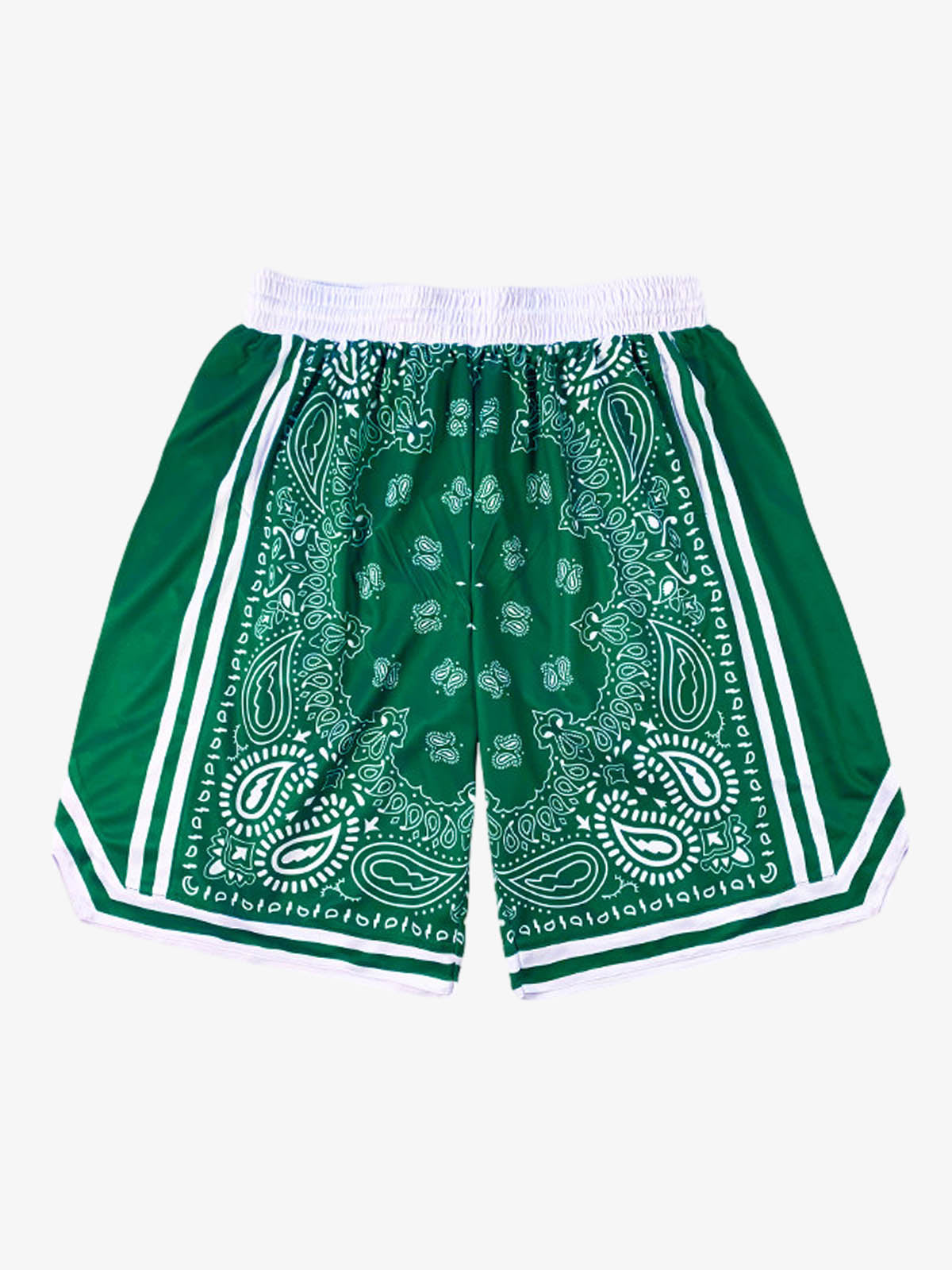 Paisley Print Soccer Shorts