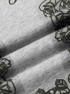 Rose Cross Slogan Graphic T-Shirt