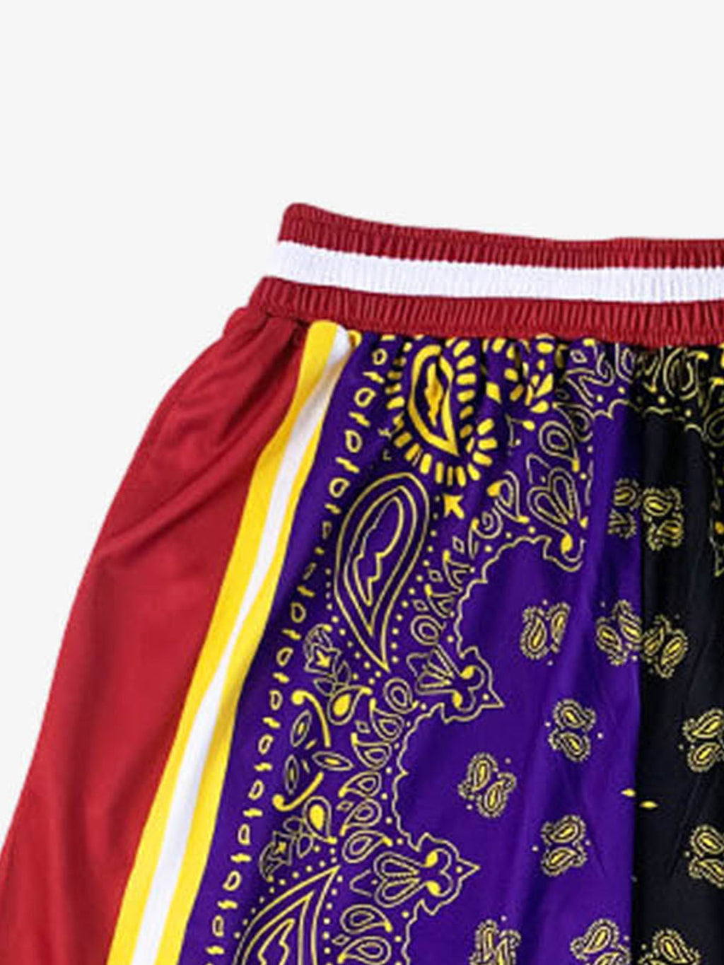 Paisley Print Soccer Shorts