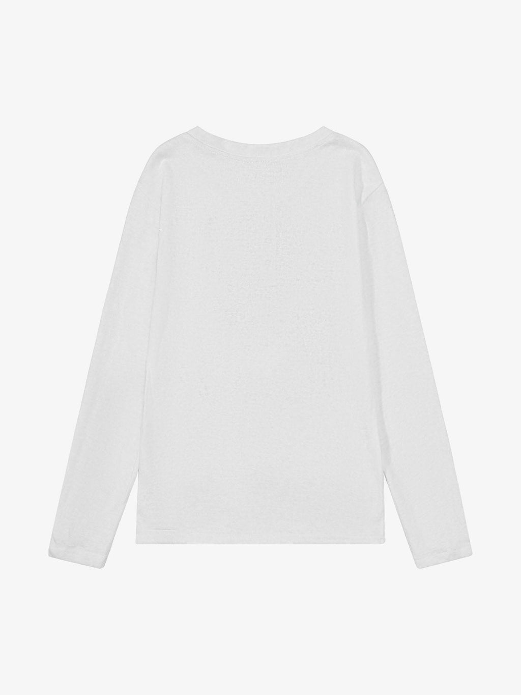 Supermade Industrial Text Print Long Sleeve Henley T-Shirt