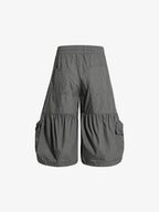 Nylon Cargo Culottes