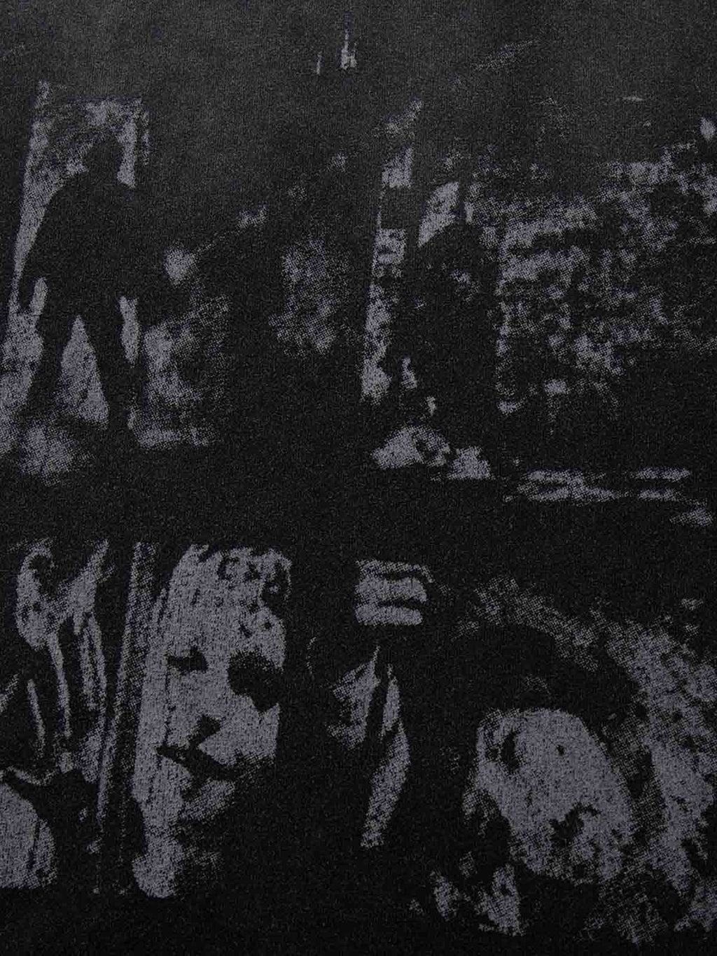 Grunge Faded Photo Print T Shirt
