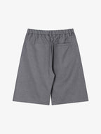 Pleated Suit Shorts