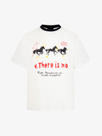 Horse Graffiti Graphic Print T-Shirt