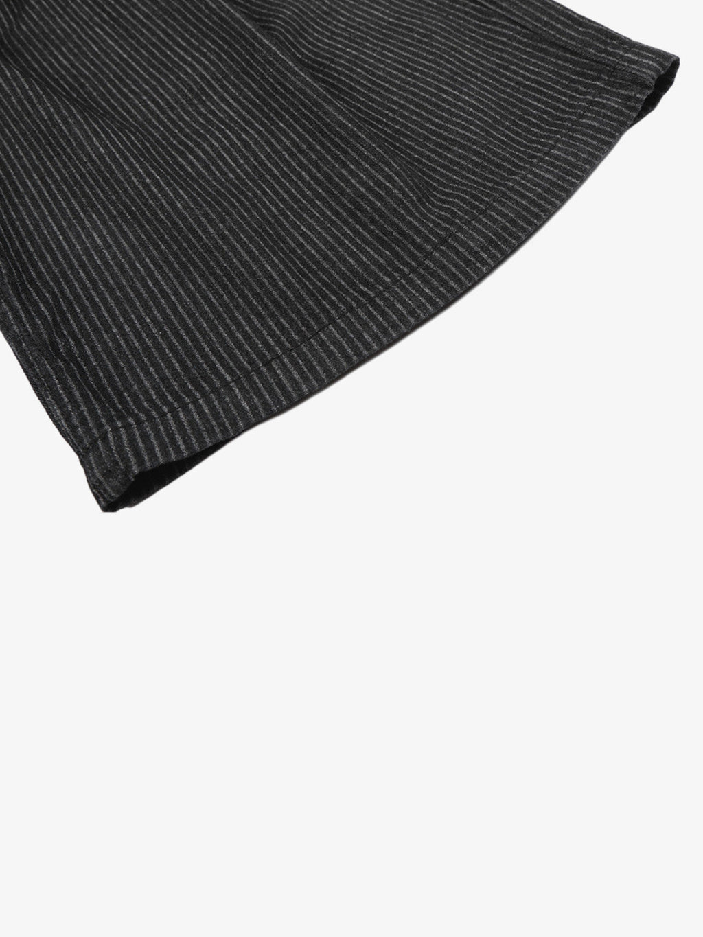 Pinstripe Wide-Leg Cropped Jeans