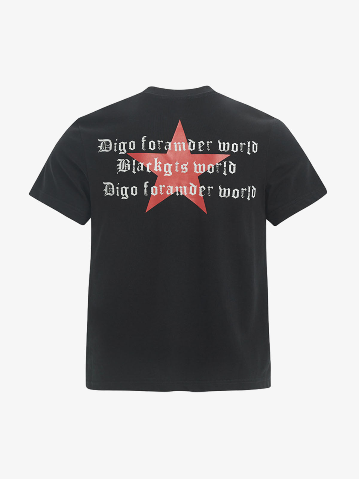 Cyber-Star Gothic Graphic T-Shirt