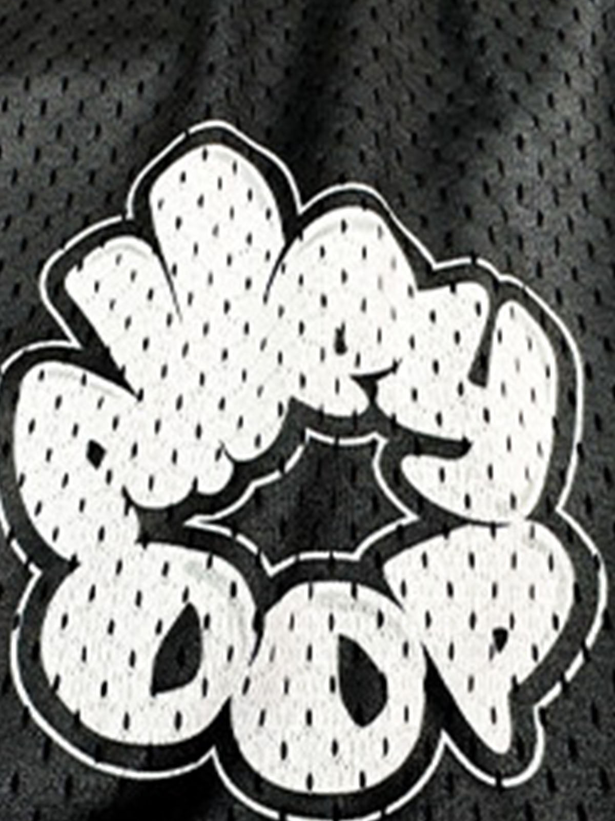 Abstract Letter Graphic Athletic Shorts