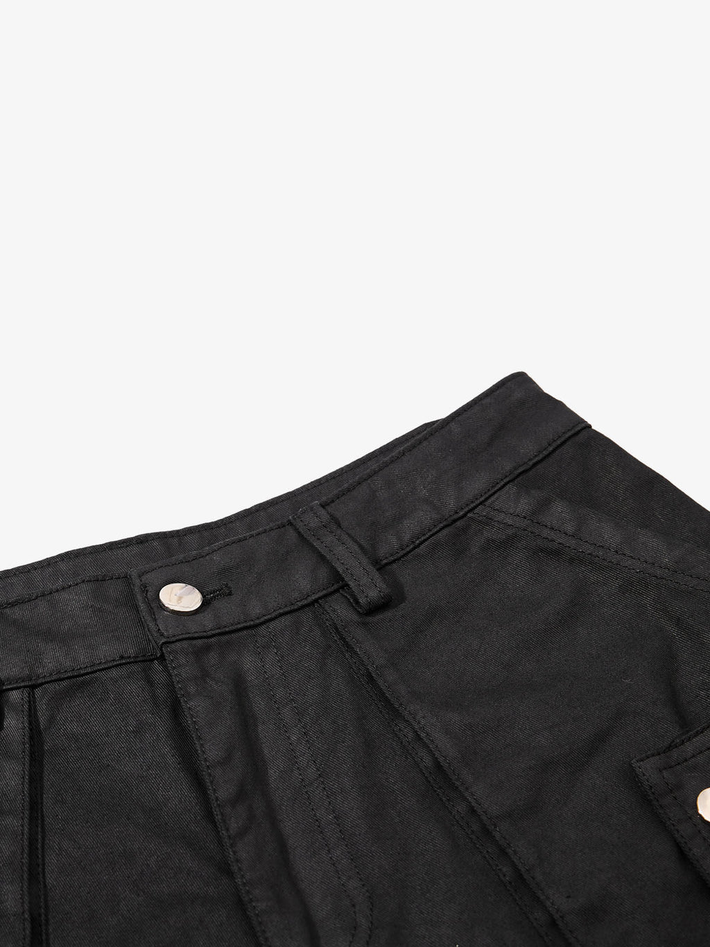High-Waisted Cargo Shorts
