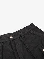 High-Waisted Cargo Shorts