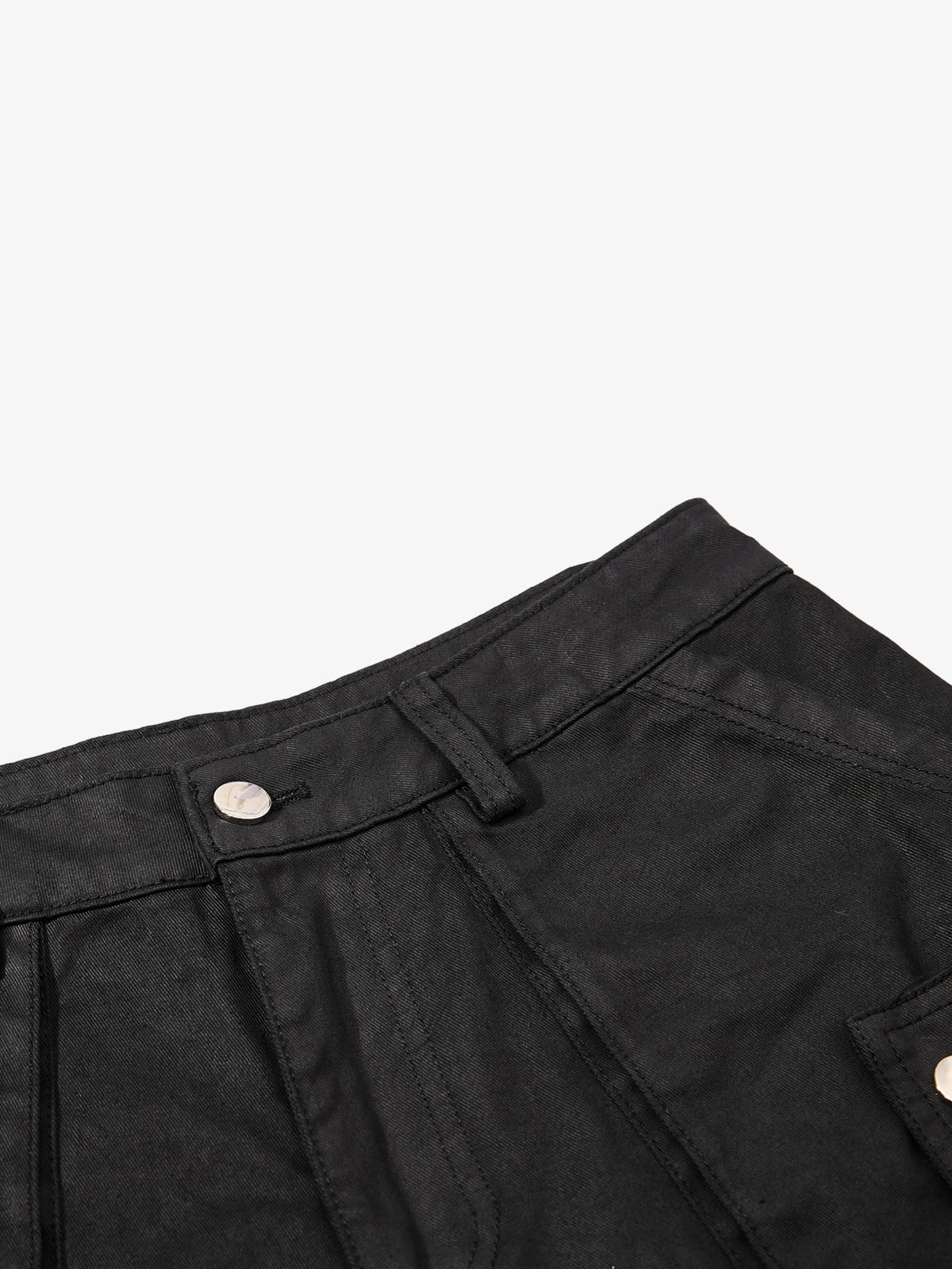 High-Waisted Cargo Shorts