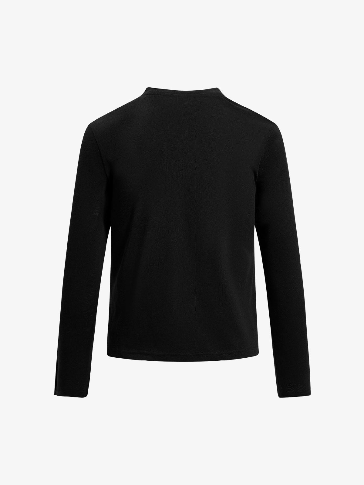Gothic Angel Graphic Long Sleeve Henley T-Shirt