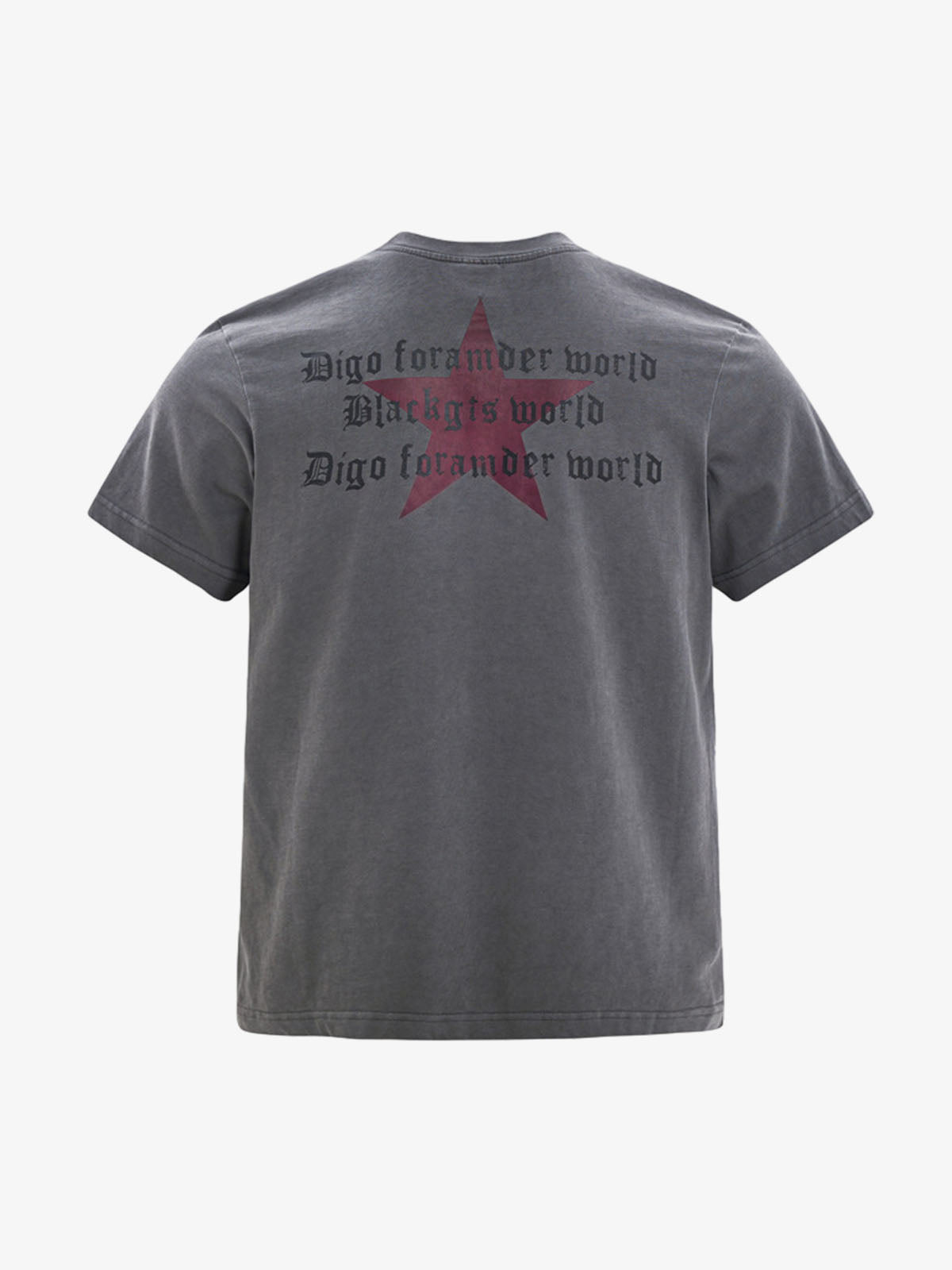 Cyber-Star Gothic Graphic T-Shirt