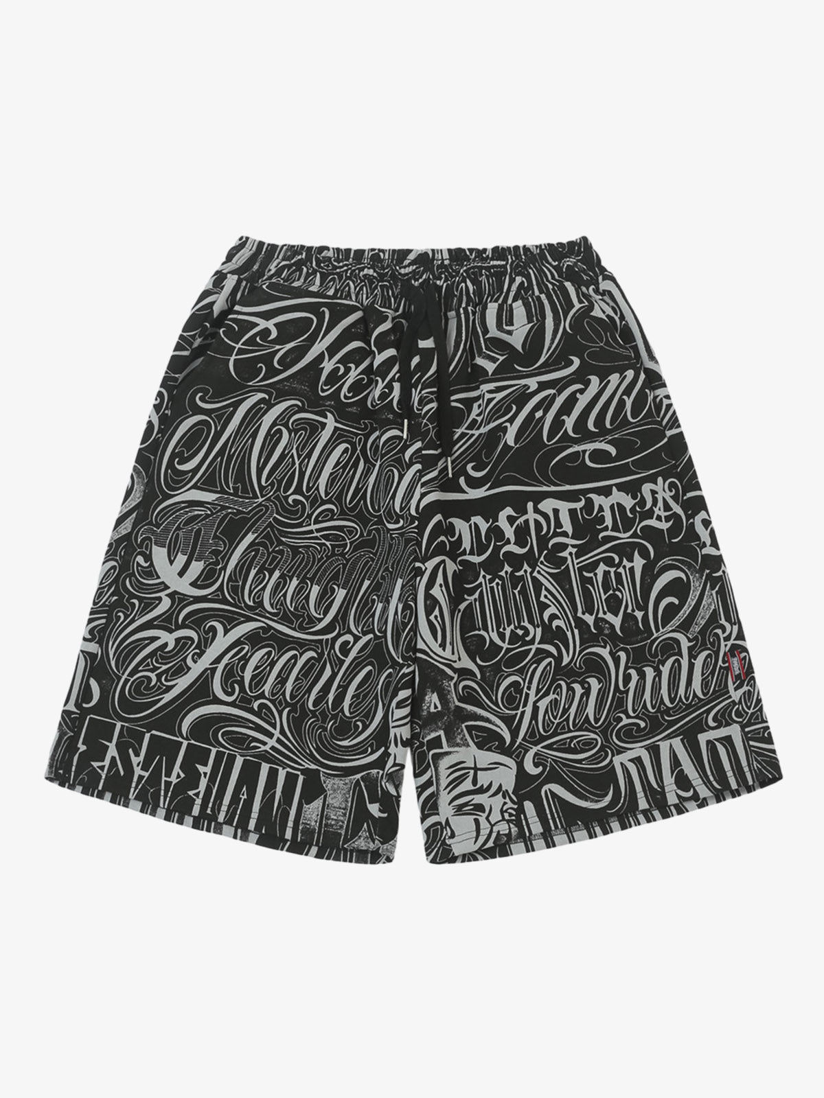 Black & White Graphic Lounge Shorts