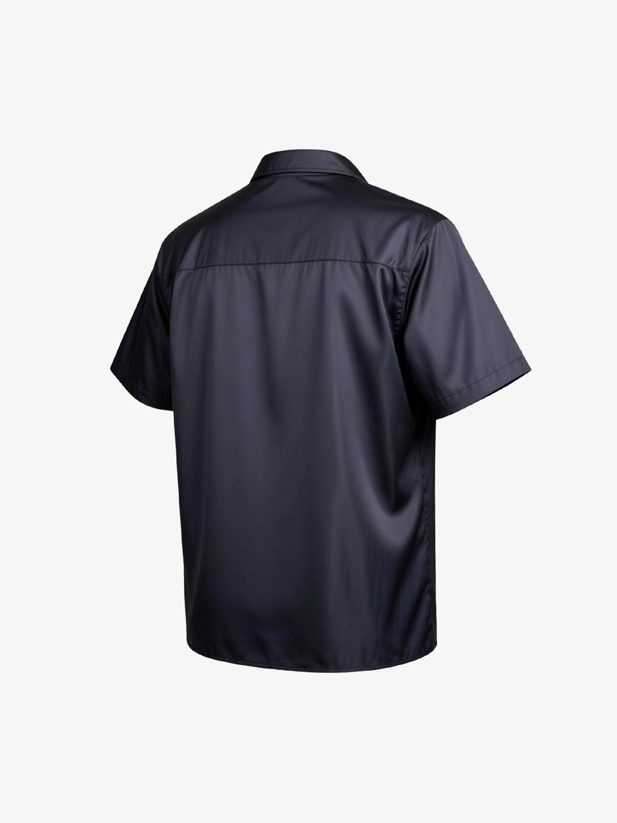 Red Blindfold Horse Camp Collar Boxy Shirt
